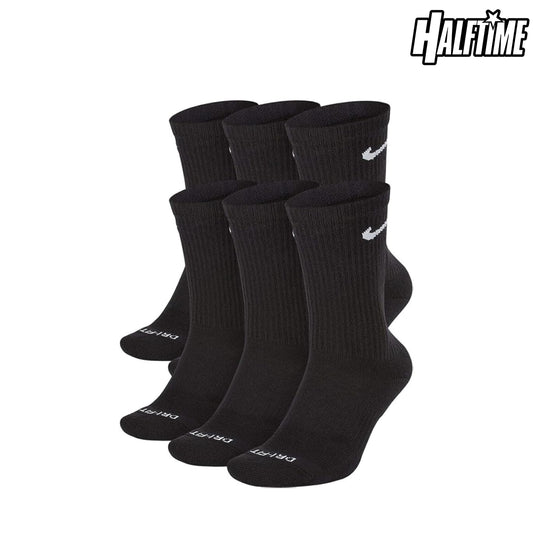 Nike Socks 6 Pack Black